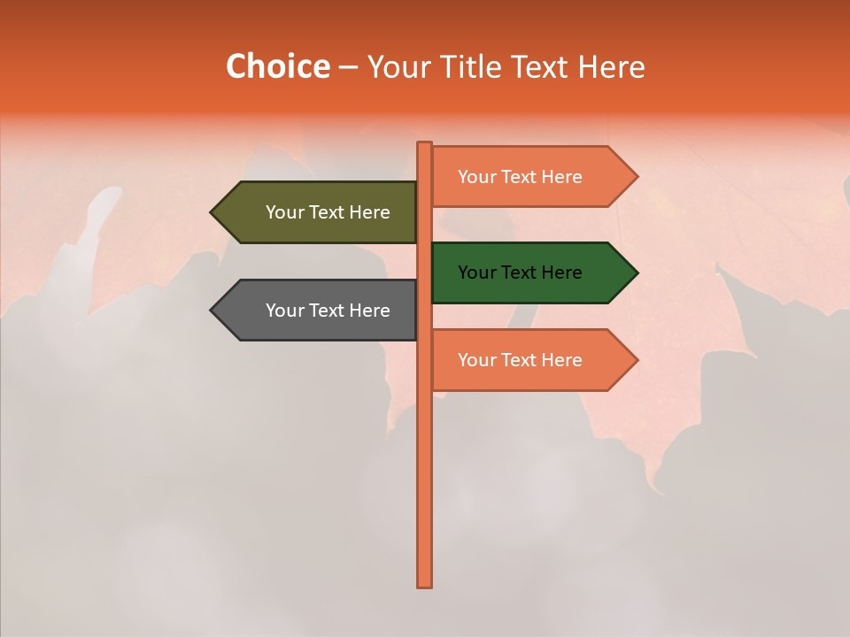 Autumn Light Nature PowerPoint Template