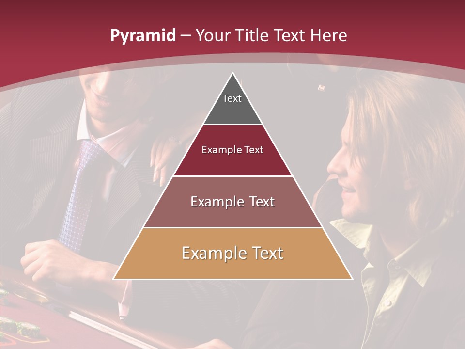 Night Women Croupiers PowerPoint Template