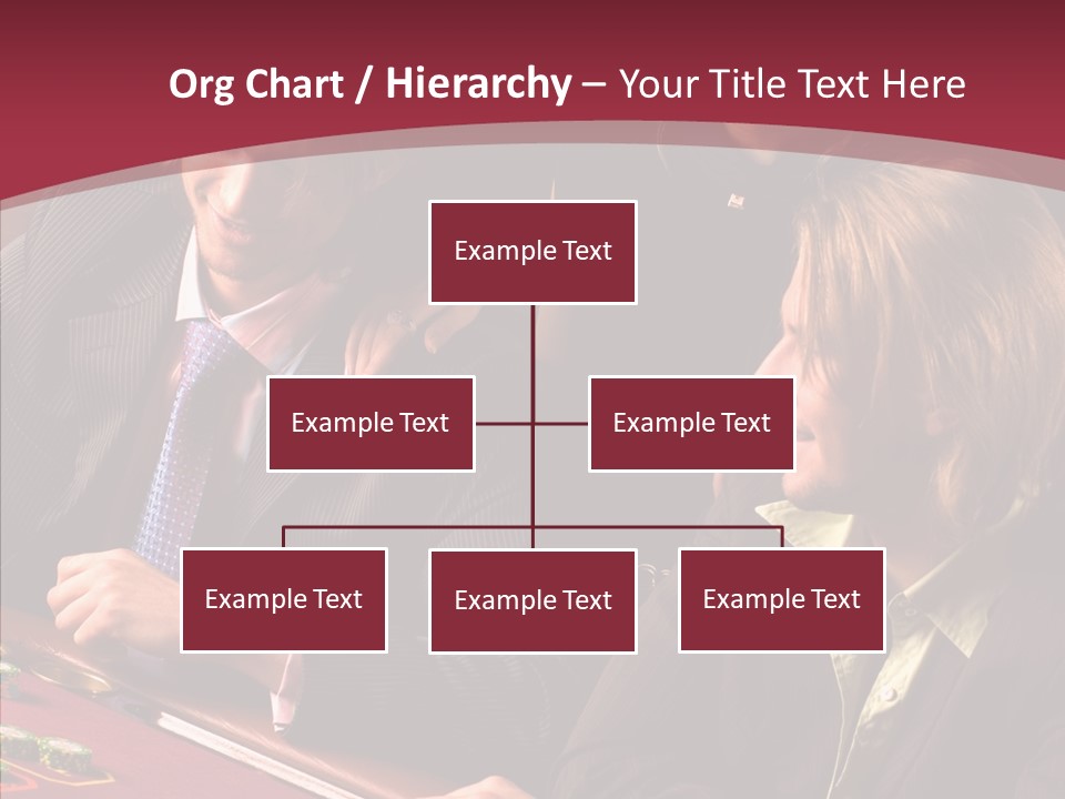 Night Women Croupiers PowerPoint Template