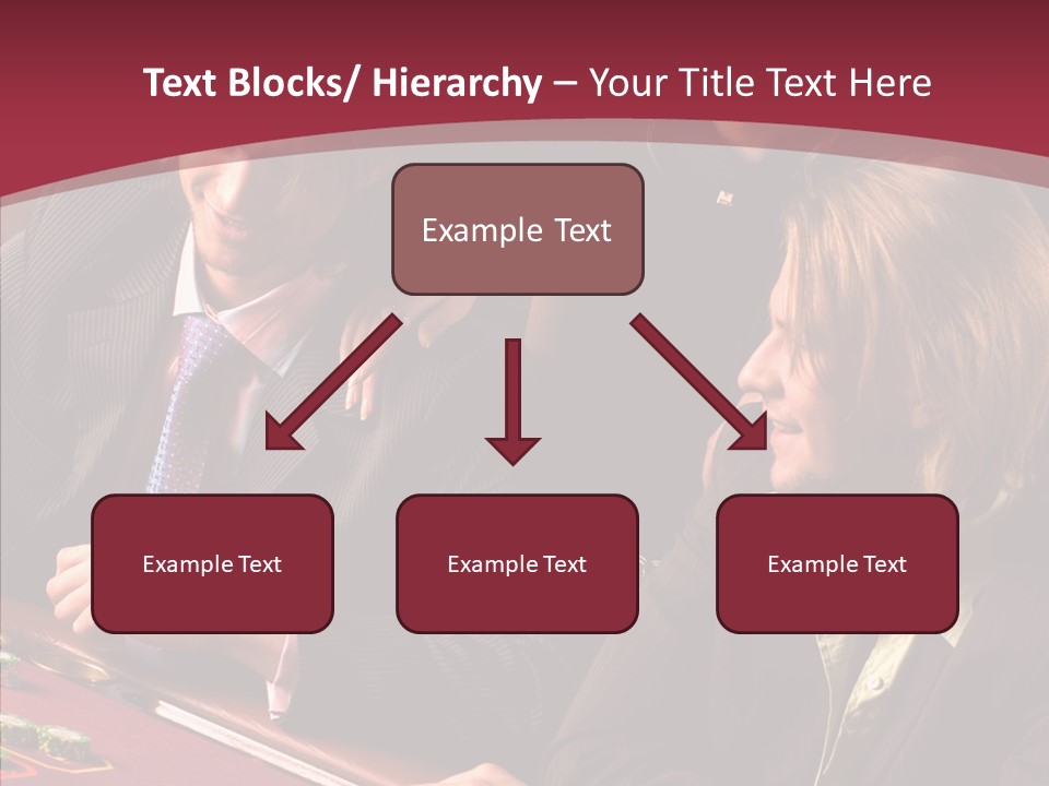 Night Women Croupiers PowerPoint Template