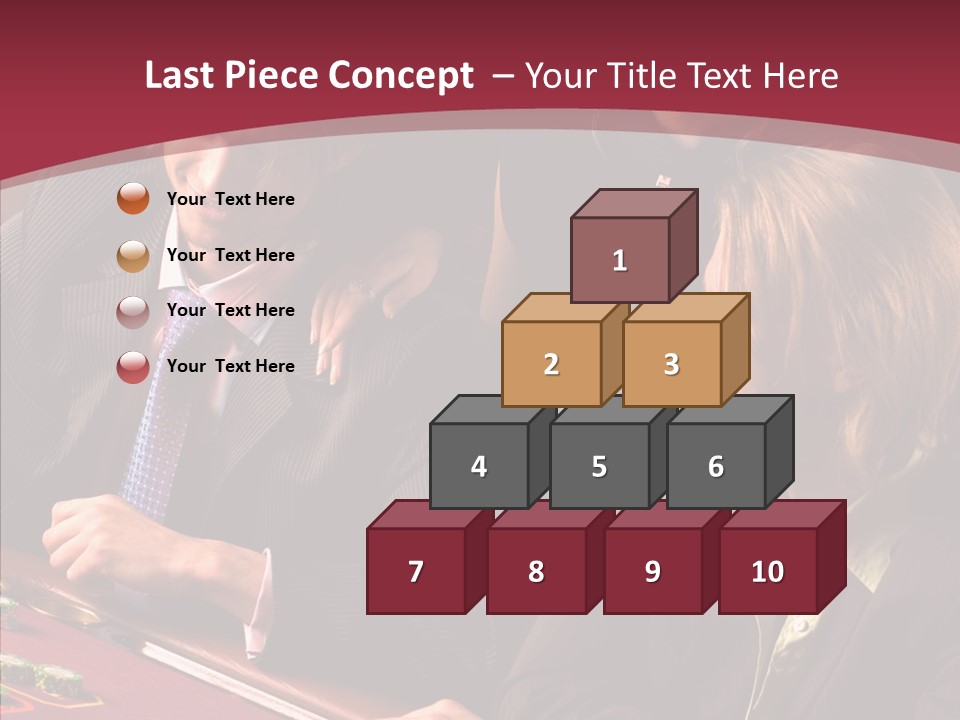 Night Women Croupiers PowerPoint Template