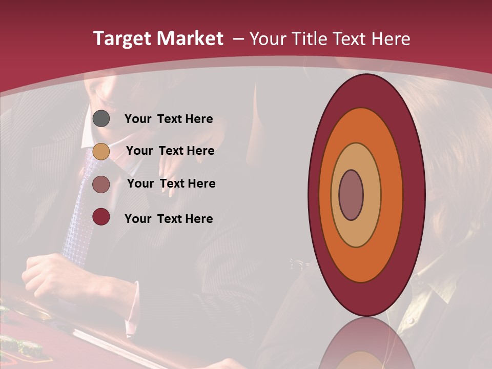 Night Women Croupiers PowerPoint Template