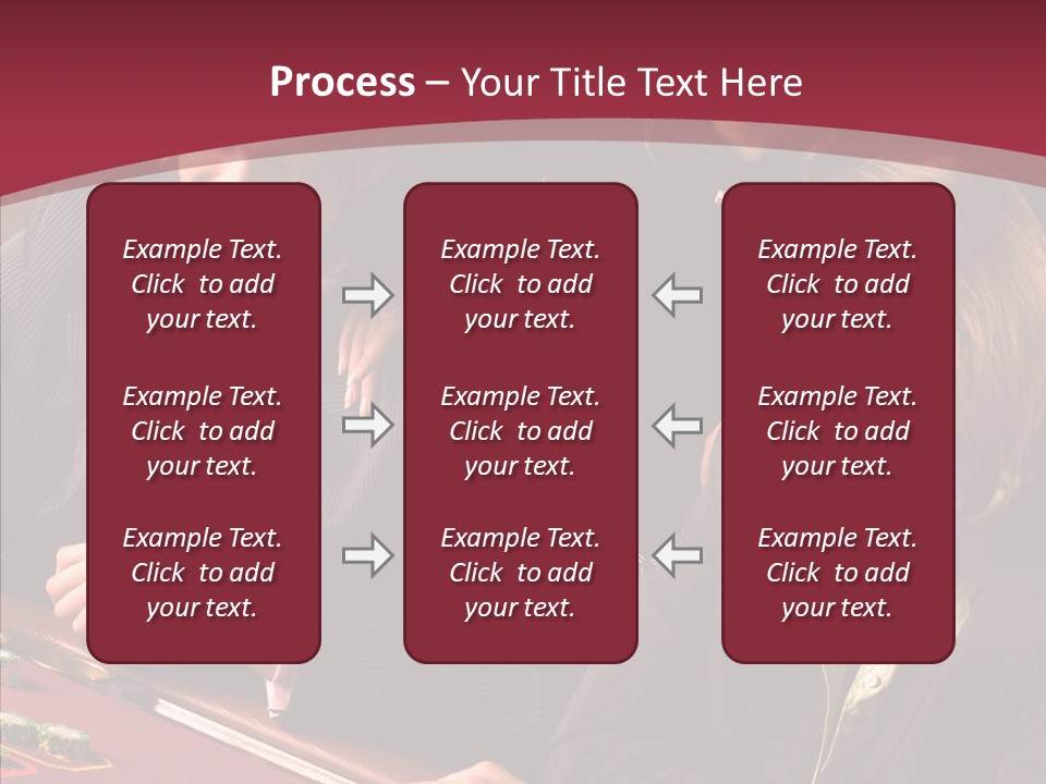 Night Women Croupiers PowerPoint Template