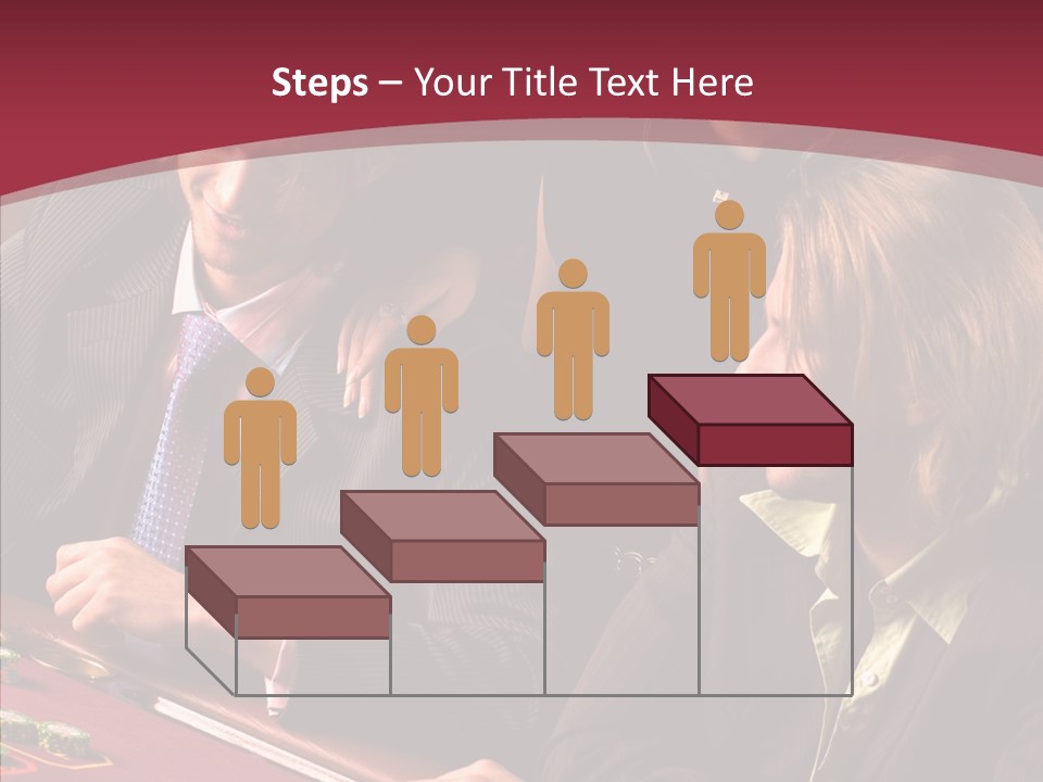 Night Women Croupiers PowerPoint Template