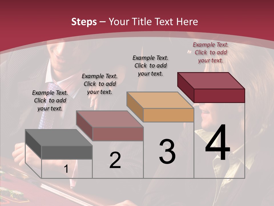 Night Women Croupiers PowerPoint Template