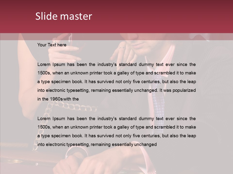 Poker Smiling Friends PowerPoint Template