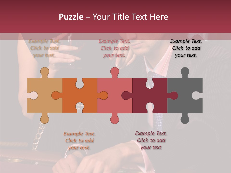 Poker Smiling Friends PowerPoint Template