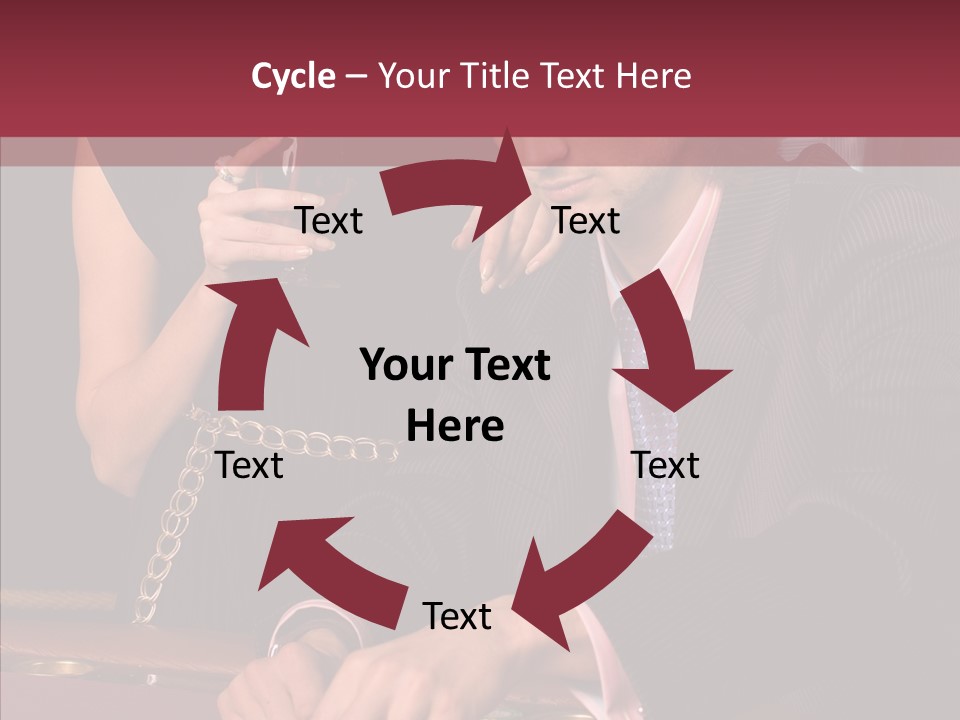 Poker Smiling Friends PowerPoint Template