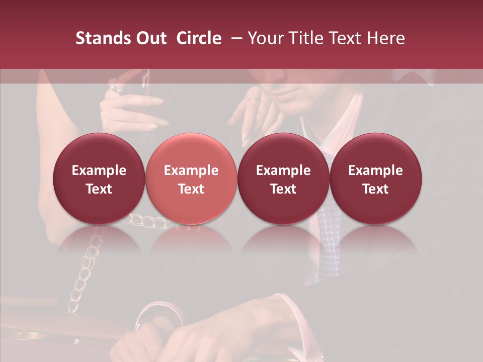 Poker Smiling Friends PowerPoint Template