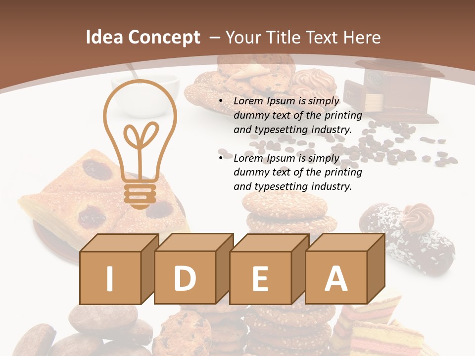 Warm Scattering Burn PowerPoint Template