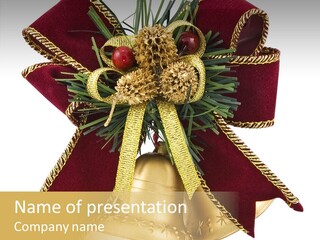 Gadget Ornament Tree PowerPoint Template