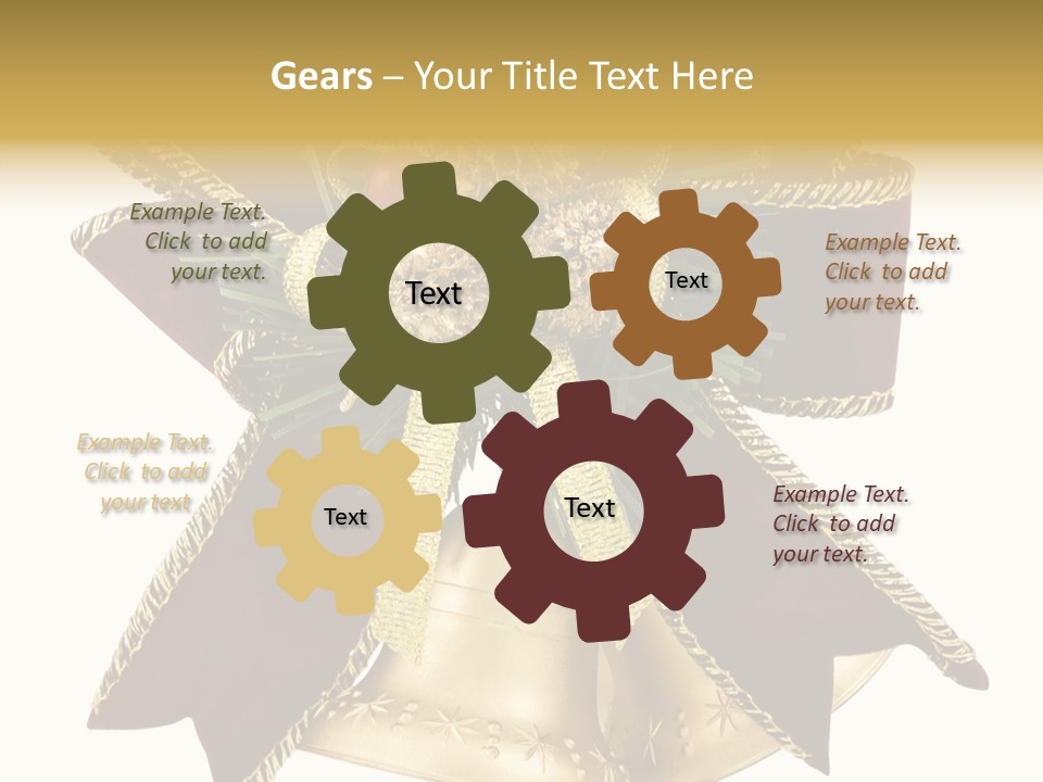 Gadget Ornament Tree PowerPoint Template