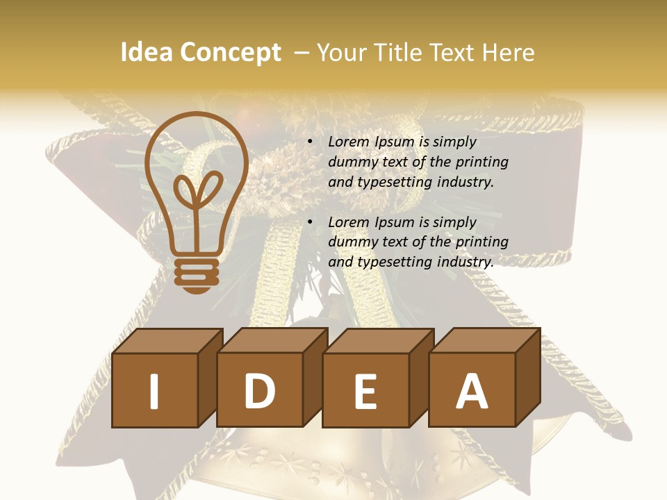 Gadget Ornament Tree PowerPoint Template