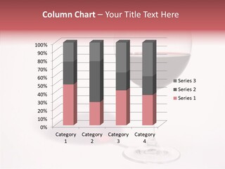 Red Wineglass Romance PowerPoint Template