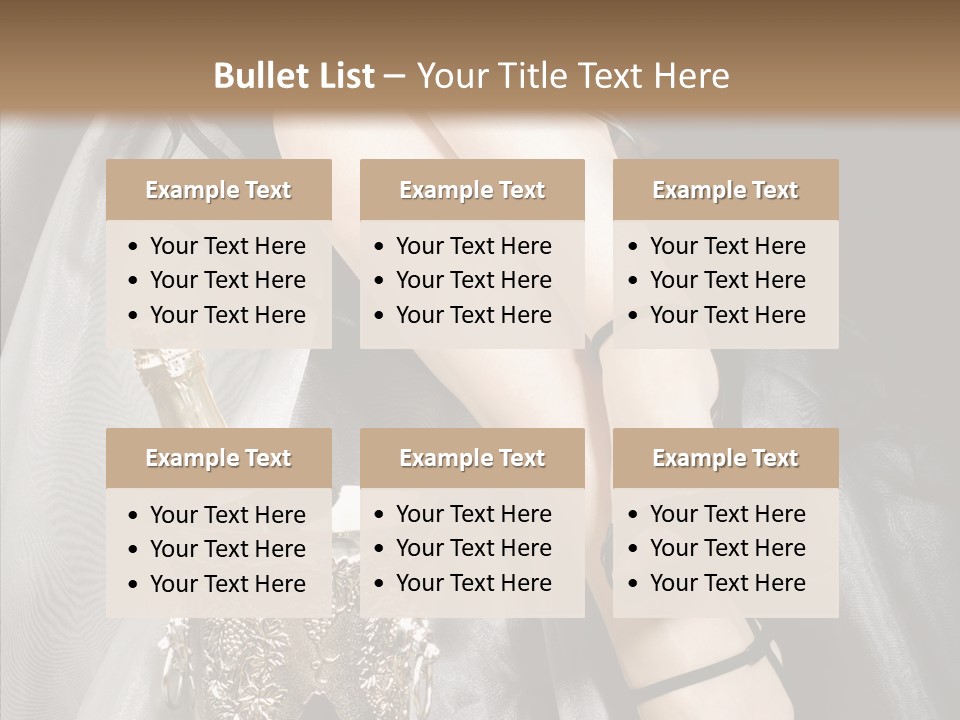 Lifestyles Celebration Skirt PowerPoint Template