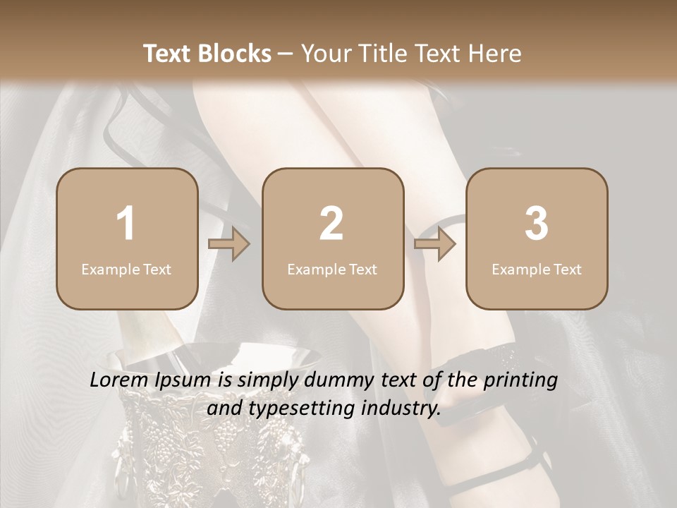 Lifestyles Celebration Skirt PowerPoint Template