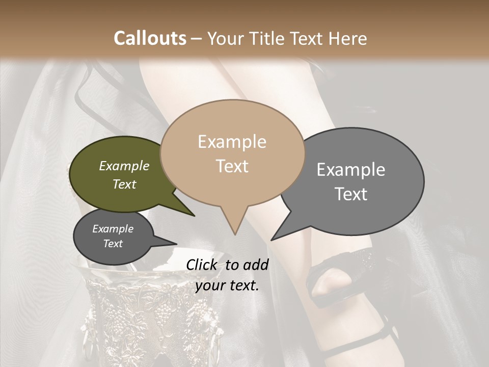 Lifestyles Celebration Skirt PowerPoint Template