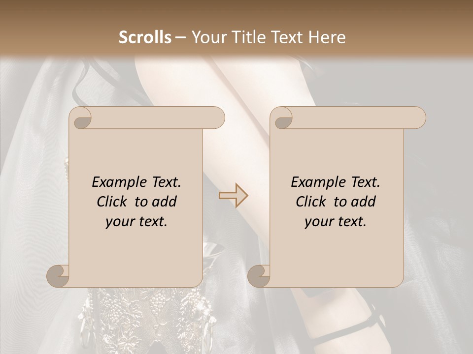 Lifestyles Celebration Skirt PowerPoint Template