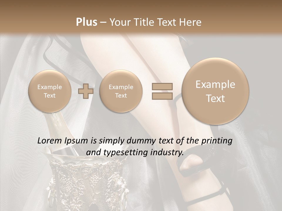 Lifestyles Celebration Skirt PowerPoint Template