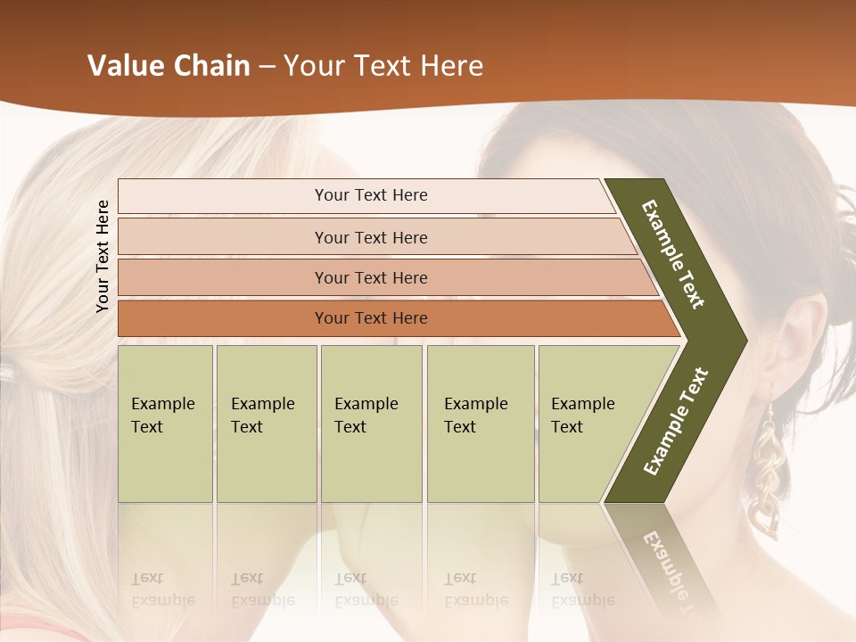 Surprised Whispering Young PowerPoint Template