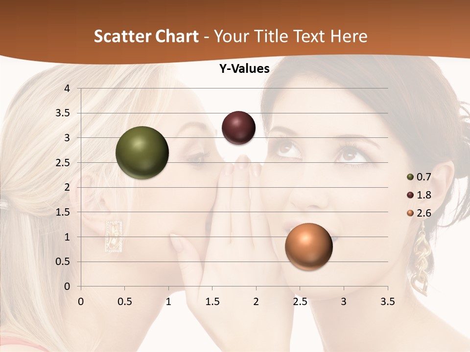 Surprised Whispering Young PowerPoint Template