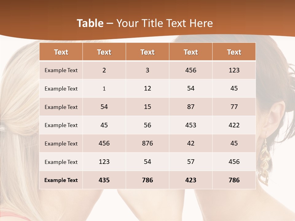 Surprised Whispering Young PowerPoint Template