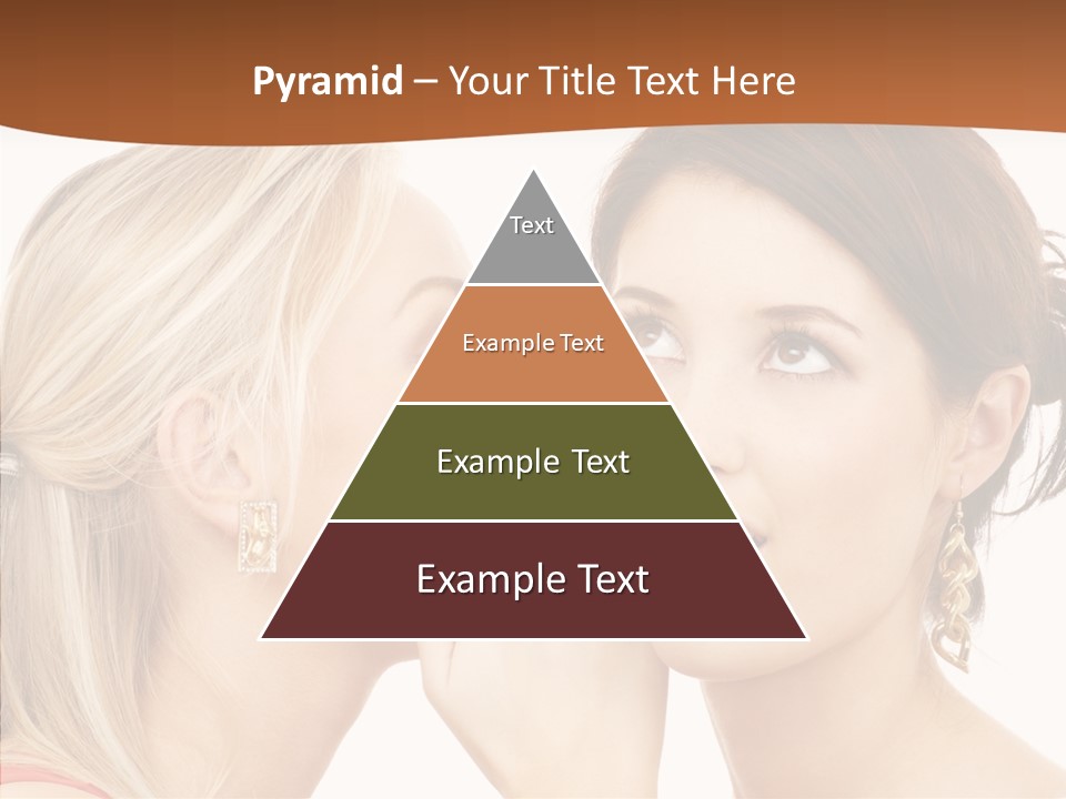 Surprised Whispering Young PowerPoint Template