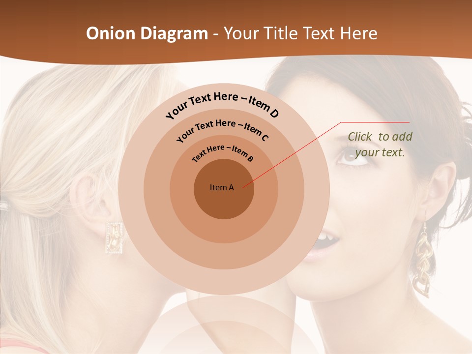 Surprised Whispering Young PowerPoint Template