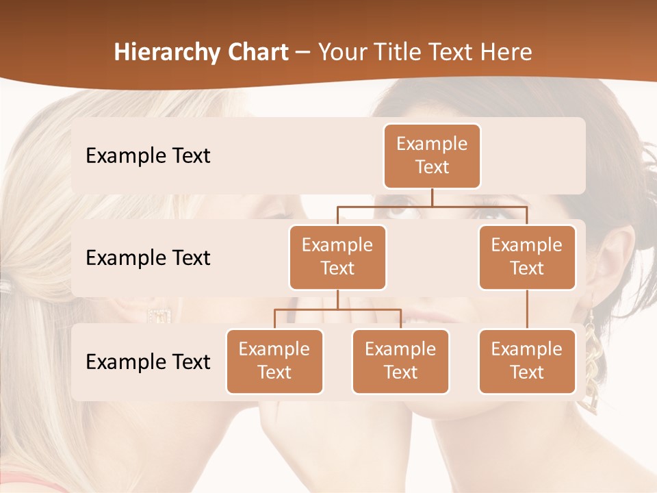 Surprised Whispering Young PowerPoint Template