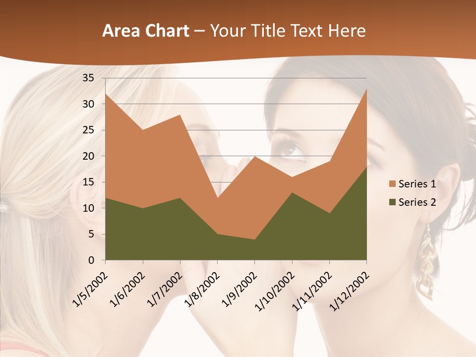 Surprised Whispering Young PowerPoint Template