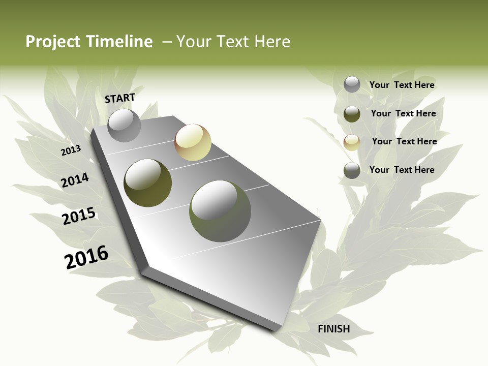Natural Award Prize PowerPoint Template