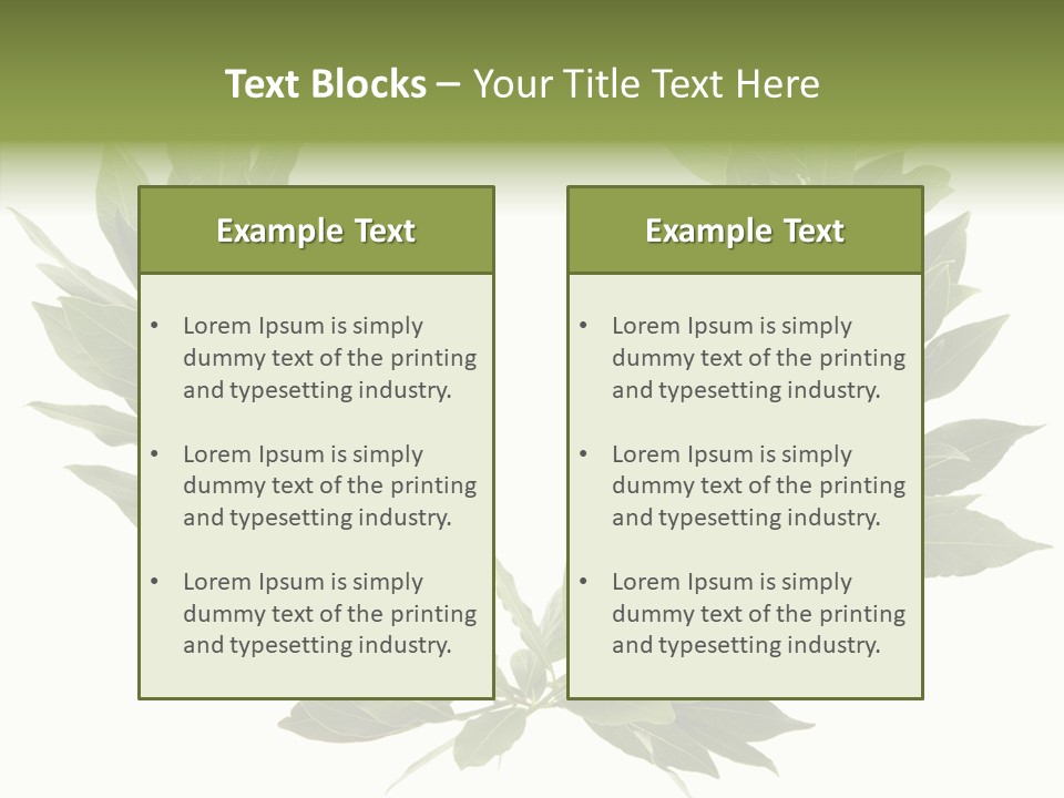 Natural Award Prize PowerPoint Template