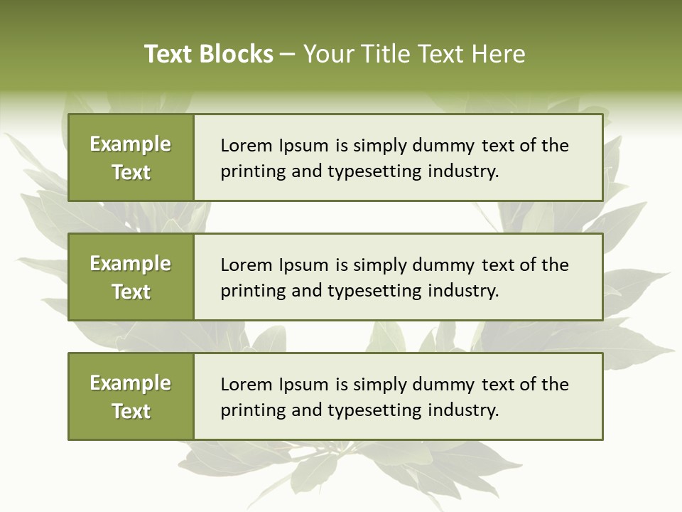 Natural Award Prize PowerPoint Template