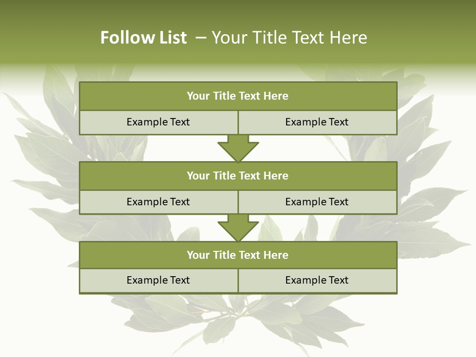 Natural Award Prize PowerPoint Template