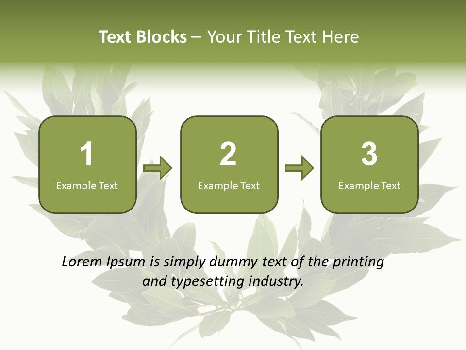 Natural Award Prize PowerPoint Template