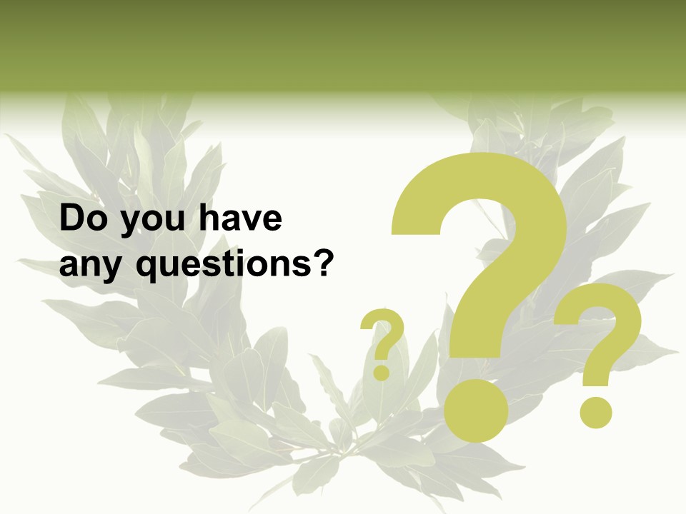 Natural Award Prize PowerPoint Template