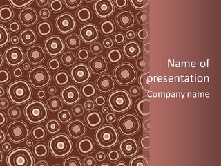 Chocolate Vector Sizable PowerPoint Template