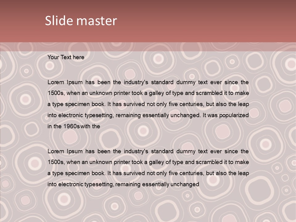 Chocolate Vector Sizable PowerPoint Template