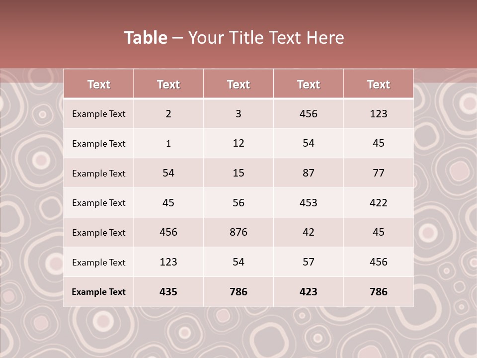 Chocolate Vector Sizable PowerPoint Template