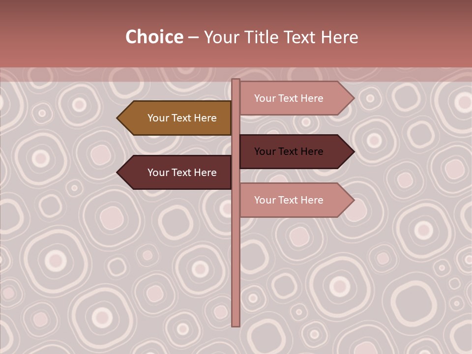 Chocolate Vector Sizable PowerPoint Template