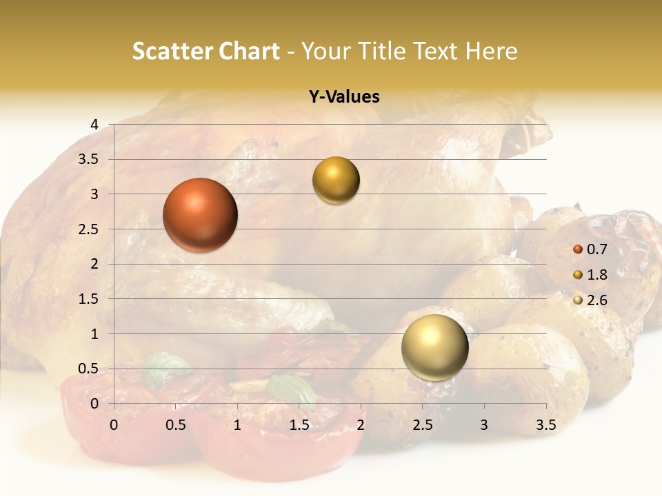 Meat Isolated Basil PowerPoint Template
