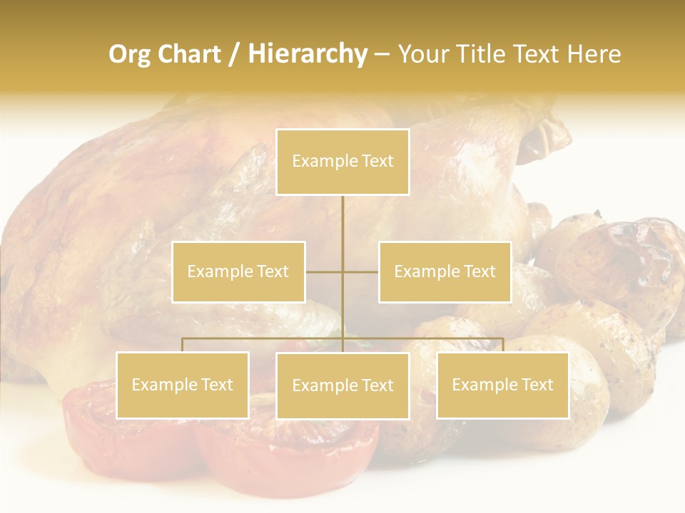 Meat Isolated Basil PowerPoint Template