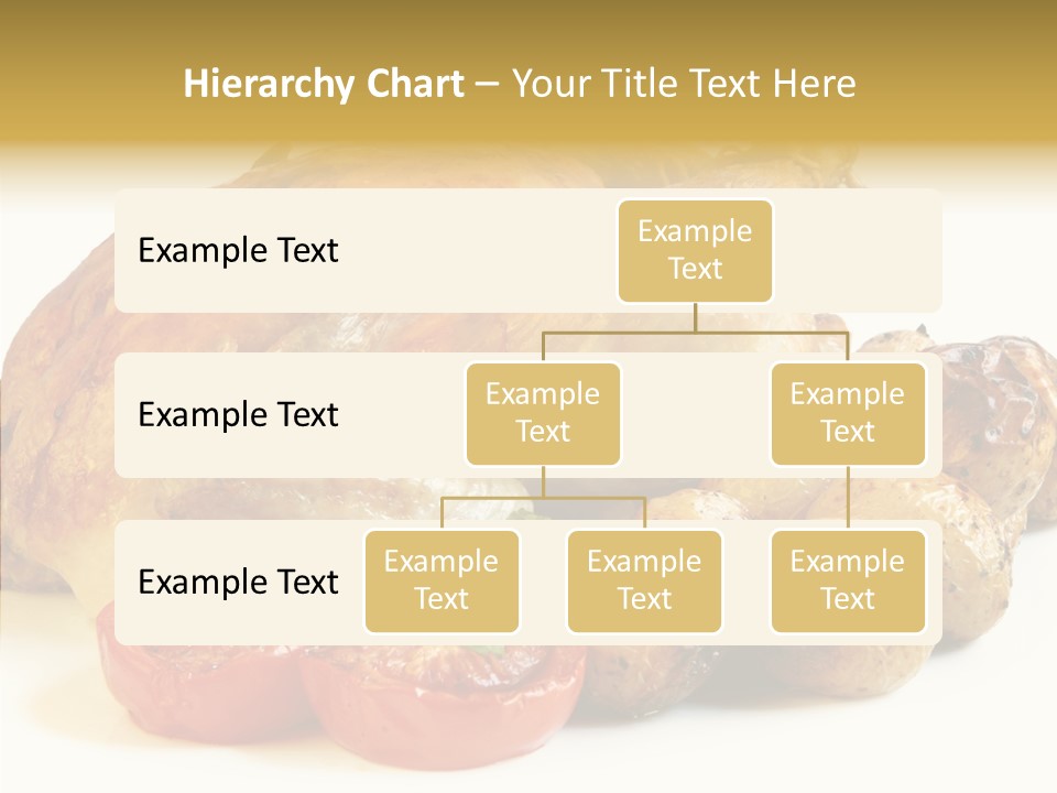 Meat Isolated Basil PowerPoint Template
