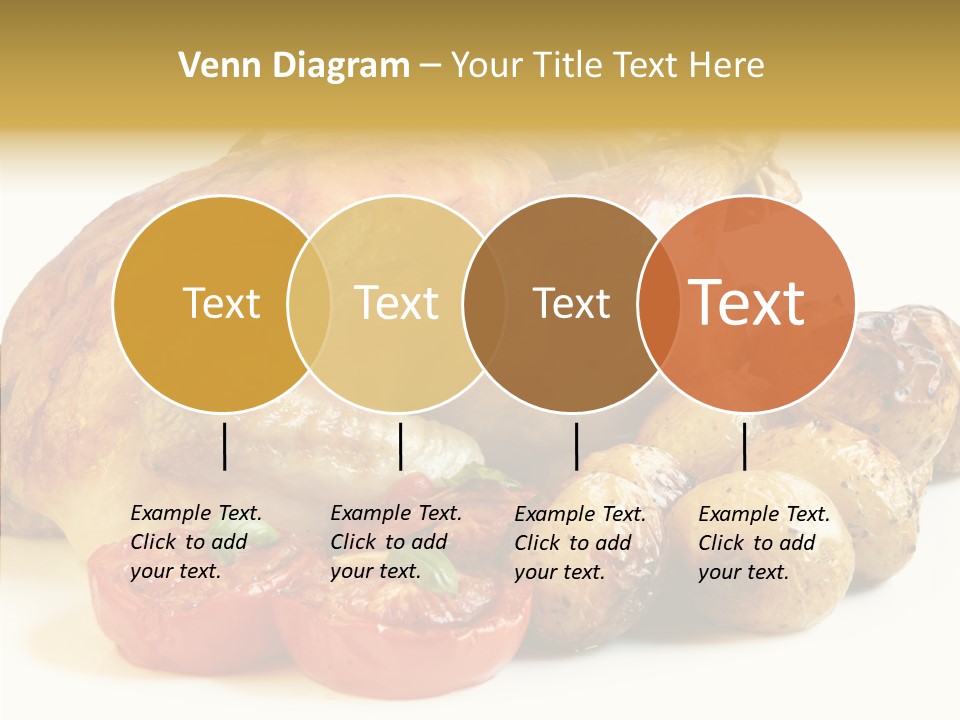 Meat Isolated Basil PowerPoint Template