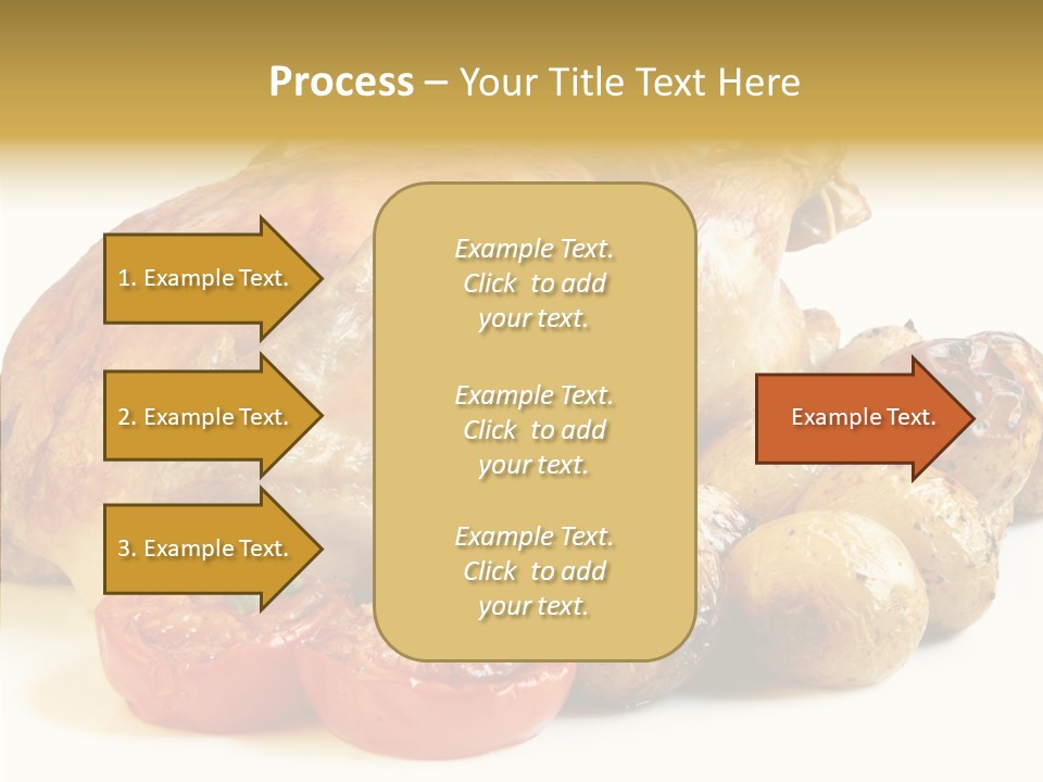 Meat Isolated Basil PowerPoint Template