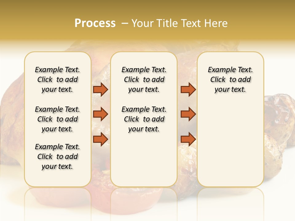 Meat Isolated Basil PowerPoint Template