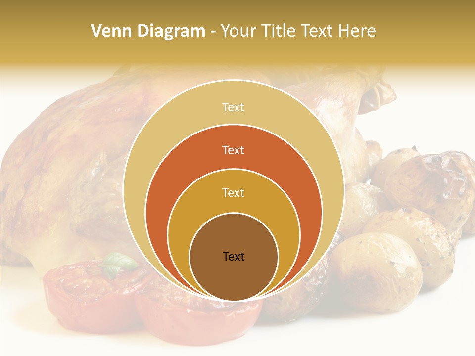 Meat Isolated Basil PowerPoint Template