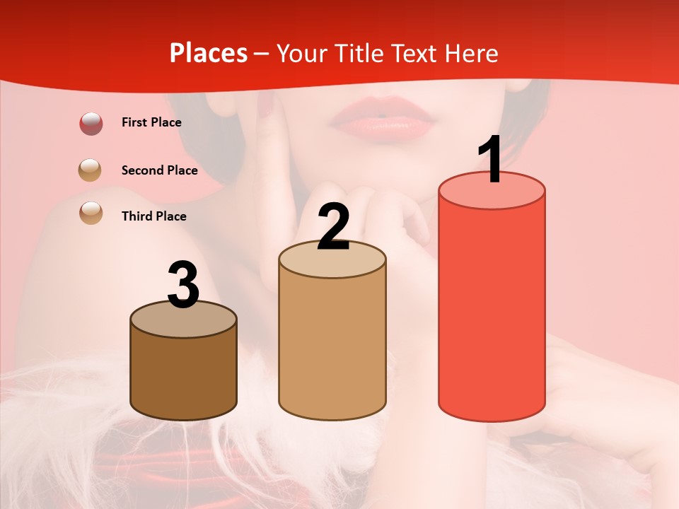 Gift Female Cap PowerPoint Template