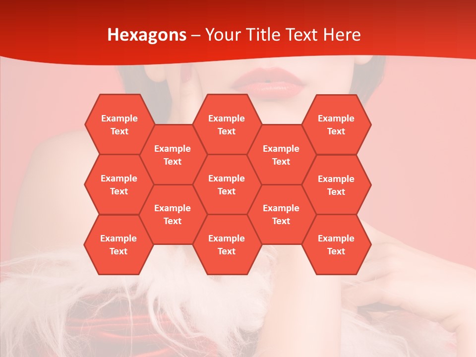 Gift Female Cap PowerPoint Template