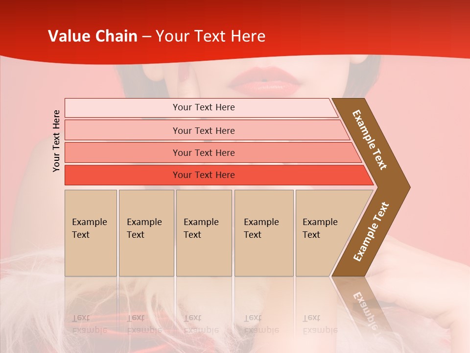 Gift Female Cap PowerPoint Template